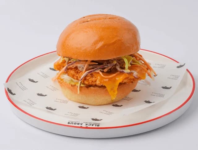 Coleslaw Chicken Burger